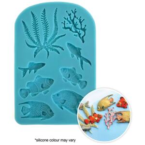 SILICONE MOULD FISH AND SEAWEED -