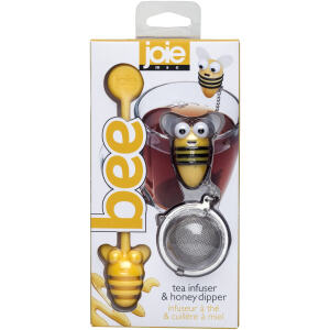 INFUSER BEE TEA AND HONEY DIPPER - JOIE