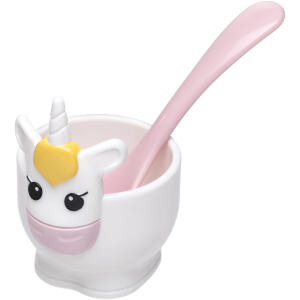 EGG CUP AND SPOON UNICORN - JOIE