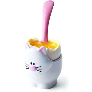 EGG CUP AND SPOON CAT - JOIE