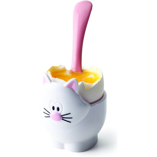 EGG CUP AND SPOON CAT - JOIE