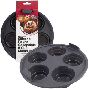 AIRFRYER MUFFIN PAN SILICONE 5CUP - DAILY BAKE