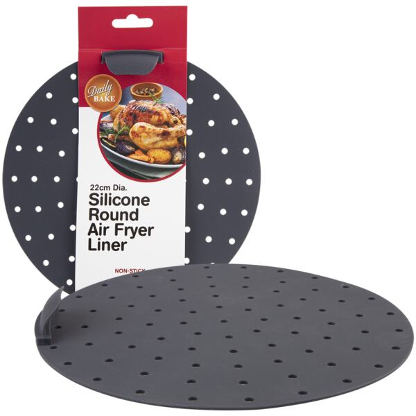 AIRFRYER LINER SILICONE ROUND 22CM