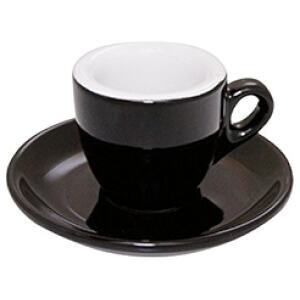 BREW ESPRESSO CUP/SAUCER BLK