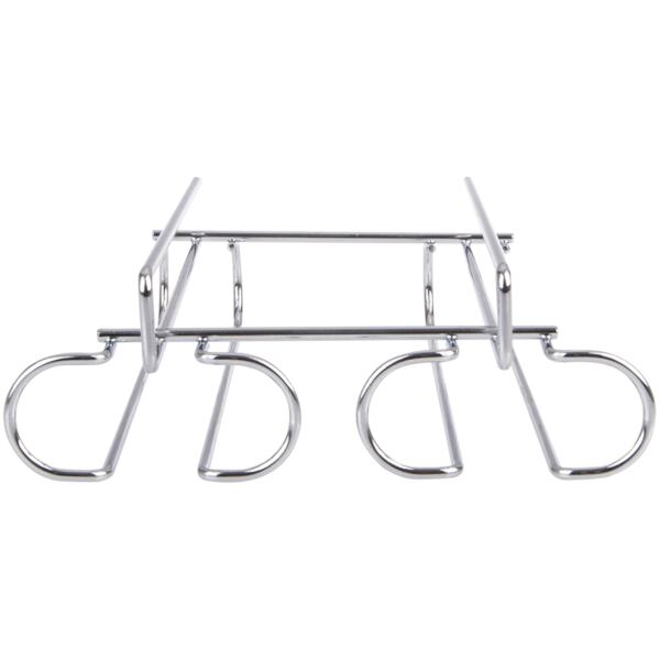 UNDERSHELF GLASS RACK CHROME 2 RAIL - Image 2