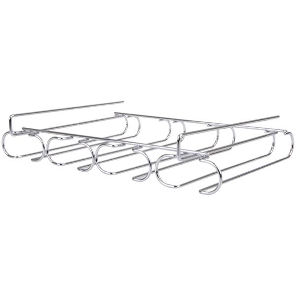 UNDERSHELF GLASS RACK CHROME 4 RACK - Image 2