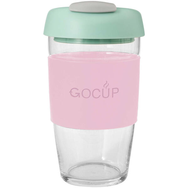 GO CUP GLASS 473M PINK - AVANTI