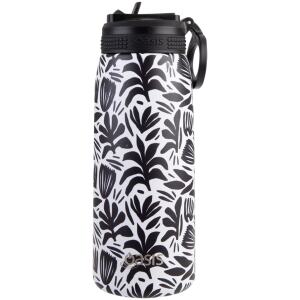 WATER BOTTLE WITH SIPPER 780ML MONOCHROME BLOOMS - OASIS
