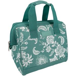 SACHI INSULATED TOTE GREEN PAISLEY