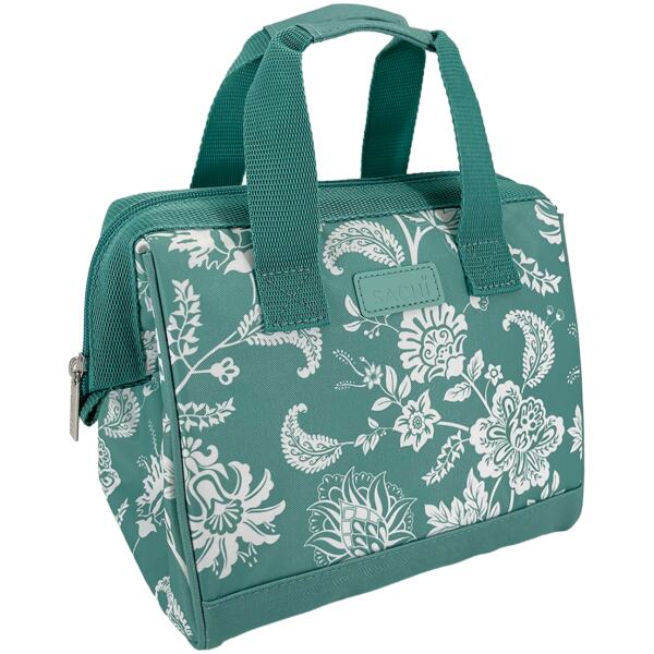 SACHI INSULATED TOTE GREEN PAISLEY