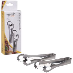 TONGS STAINLESS STEEL 13CM SET 2