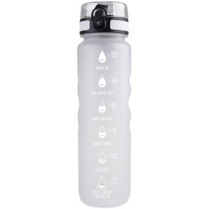 WATER BOTTLE TRITAN MOTIVATION SPORTS 1LTR WHITE - OASIS