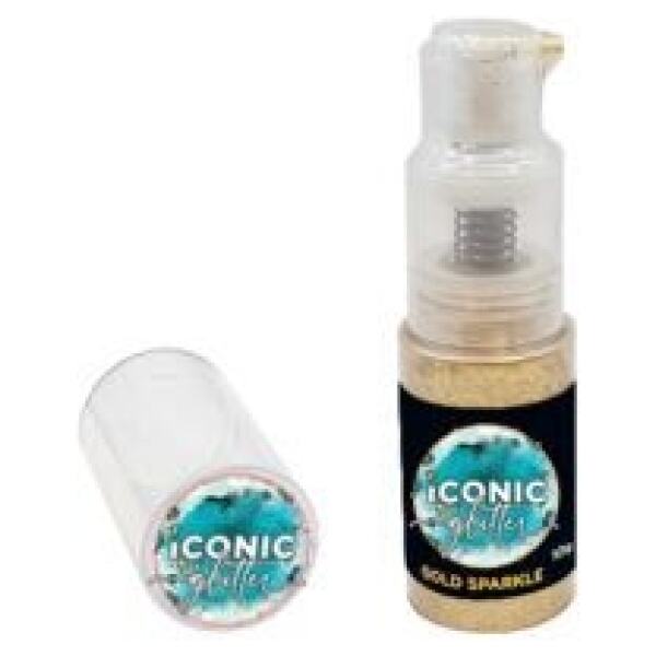 DUST - GLITTER GOLD SPARKLE PUFF - ICONIC