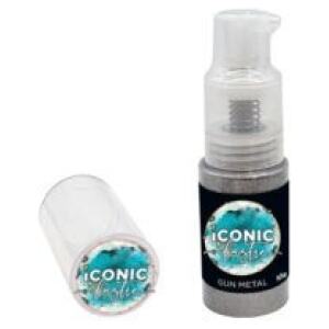 DUST - GLITTER GUN METAL PUFF 10G - ICONIC