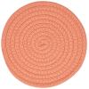TRIVET ROPE 25CM CORAL