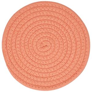 TRIVET ROPE 25CM CORAL