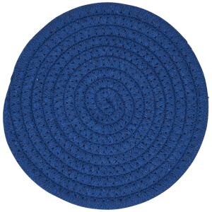 TRIVET ROPE 25CM NAVY