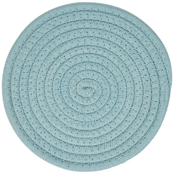TRIVET ROPE 18.5CM SAGE