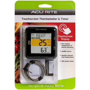 THERMOMETER AND TIMER TOUCH SCREEN