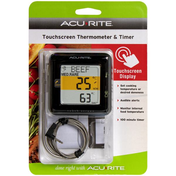 THERMOMETER AND TIMER TOUCH SCREEN
