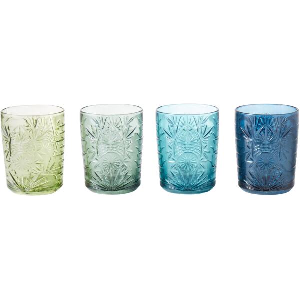 COLOURED GLASSES MIXED SET 4 - ROYAL LEERDAM - Image 2