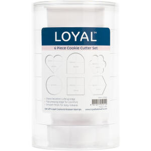 COOKIE CUTTERS ASSORTED SHAPES 6 PIECE - LOYAL