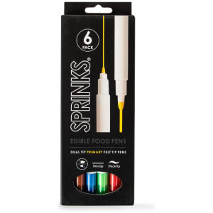 EDIBLE FOOD PEN SET PRIMARY COLOURS - SPRINKS