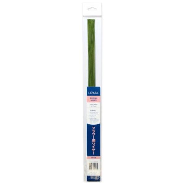 FLOWER WIRE GREEN 24 GAUGE - LOYAL