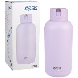 WATER BOTTLE MODA CERAMIC LINED 1.5LTR ORCHID - OASIS