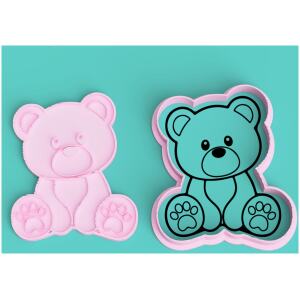 EMBOSSER CUTTER SET TEDDYBEAR