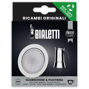 SILICONE GASKET AND FILTER FOR S/S STOVETOP 10CUP - BIALETTI