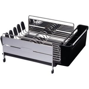 DISH DRAINER DELUXE STAINLESS STEEL - MASTERCRAFT