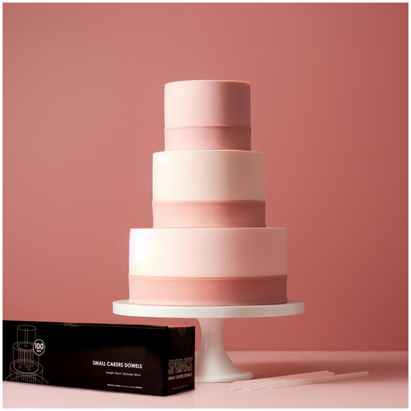 CAKE POLY DOWELS 30CM PKT 100 - SPRINKS - Image 2