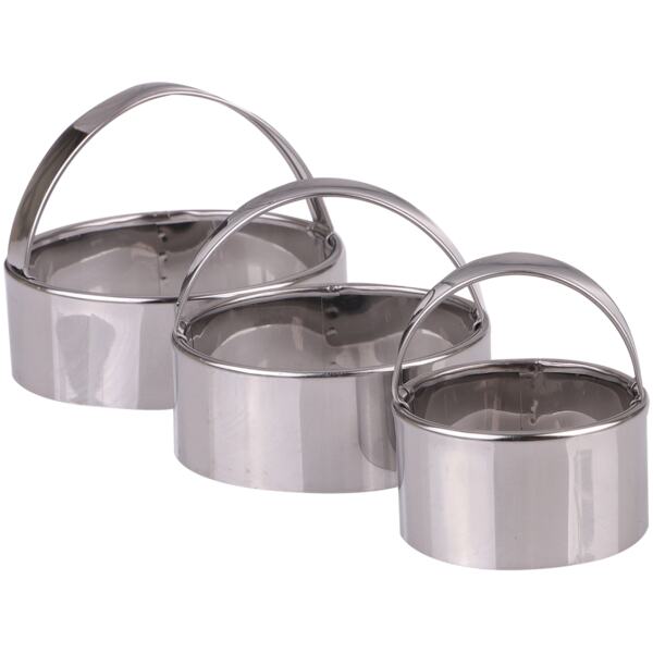 SCONE CUTTERS PLAIN WITH HANDLE SET 3 - APPETITO - Image 2