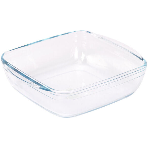 ROASTER SQUARE GLASS 25X22X7CM 2.5L - O'CUISINE