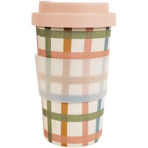TRAVEL MUG CHECK 400ML - URBAN