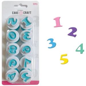 NUMBER PLUNGER CUTTER - CAKE CRAFT