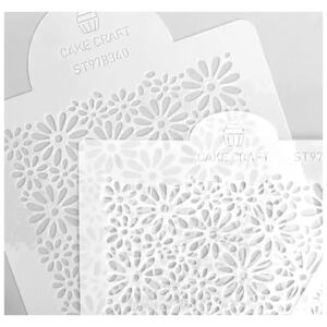 CAKE STENCIL FLOWER POWER - CAKE CRAFT