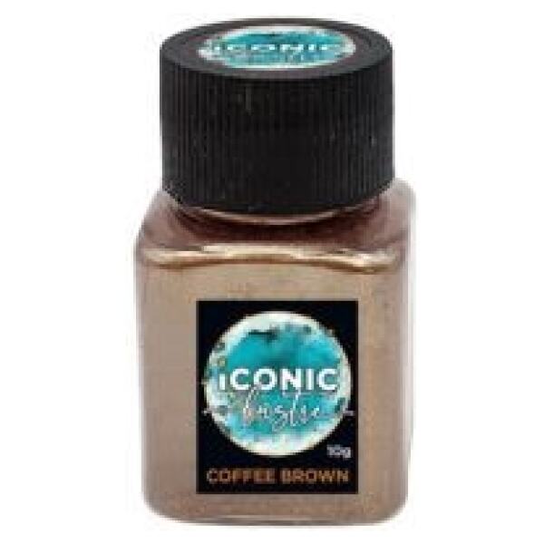DUST - SPARKLE COFFEE BROWN 10G - ICONIC