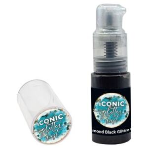 DUST - GLITTER BLACK DIAMOND PUFF 10G - ICONIC