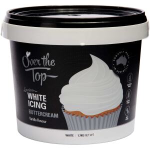 BUTTERCREAM SILKY SMOOTH WHITE 4.5LTR - OVER THE TOP