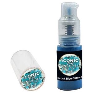 DUST LIGHT BLUE GLITTER DUST PUFF - ICONIC