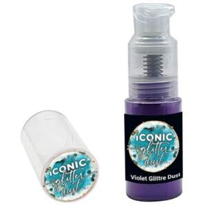 DUST - GLITTER VIOLET PUFF 10G - ICONIC