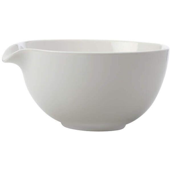 WHITE BASICS MIXING BOWL 1LTR 18CM- MAXWELL & WILIAMS