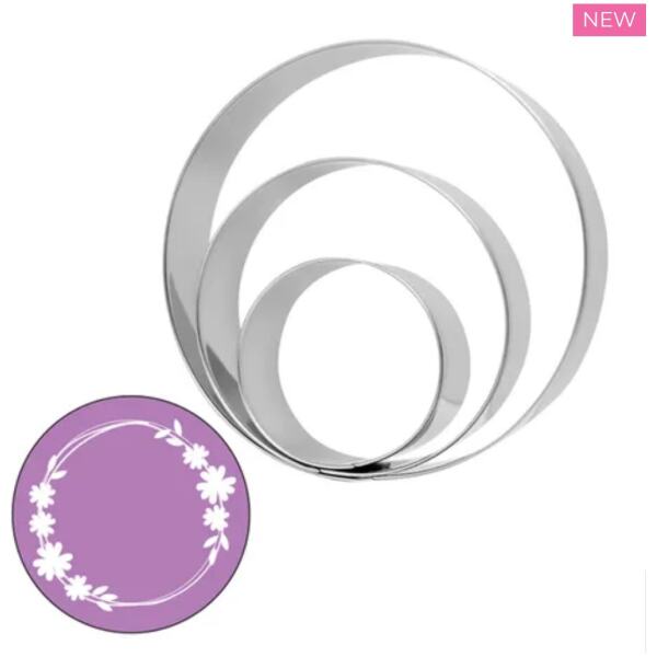 COOKIE CUTTER SET 3 CIRCLES - CAKE CRAFT