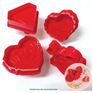 PLUNGER CUTTERS -LOVE 4PC SET - CAKE CRAFT