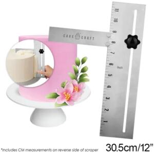 SCRAPER ADJUSTABLE S/S CAKE CRAFT