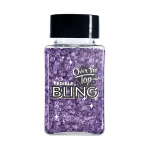 EDIBLE SANDING SUGAR PURPLE 80G - OVER THE TOP