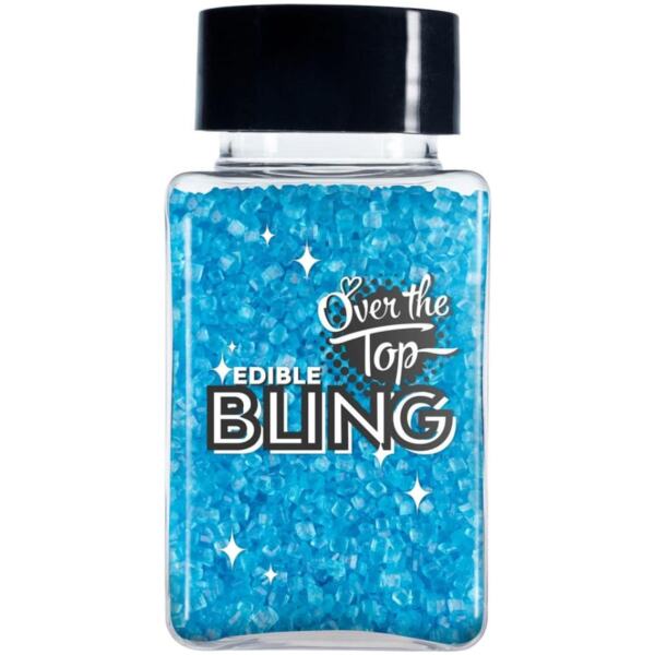 EDIBLE SANDING SUGAR BLUE 80G - OVER THE TOP