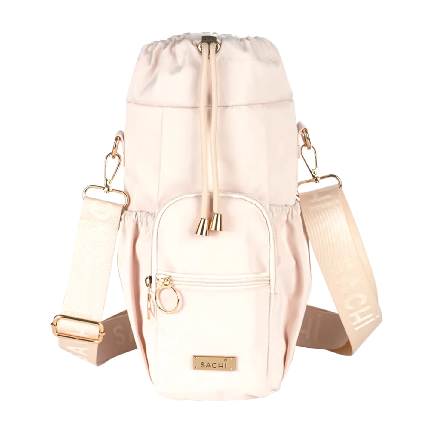 SACHI CROSSBODY INSULATED BOTTLE BAG ALABASTER